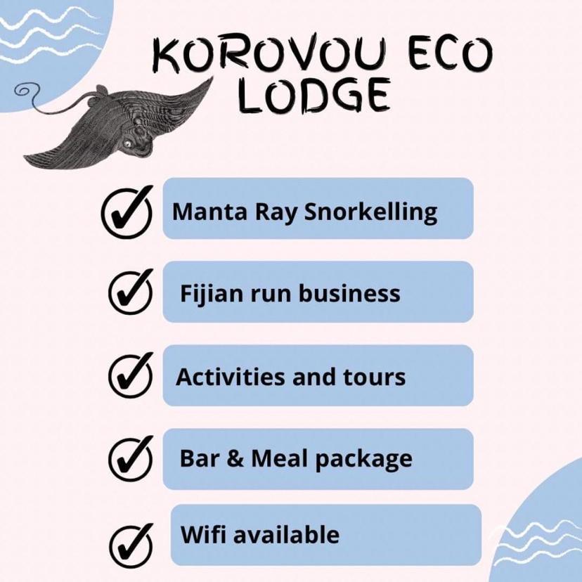 Korovou Eco Lodge Naviti Island Kültér fotó